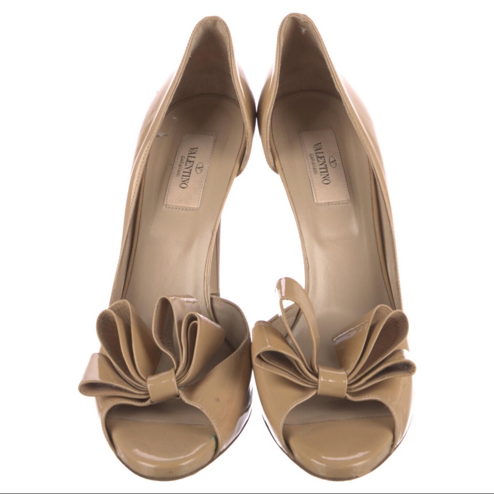 Valentino Patent Leather D'Orsay Pumps